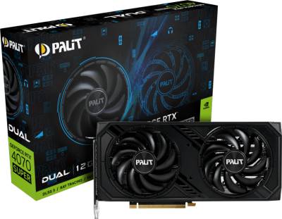 Видеокарта Palit GeForce RTX 4070 SUPER Dual 12GB NED407S019K9-1043D