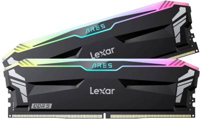 Память Lexar Ares Black DDR5 32GB (2x16GB) 6400MHz CL32 Kit LD5EU016G-R6400GDLA