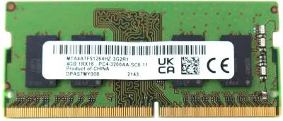 Память Micron So-Dimm DDR4 4GB 3200MHz CL22 MTA4ATF51264HZ-3G2R1