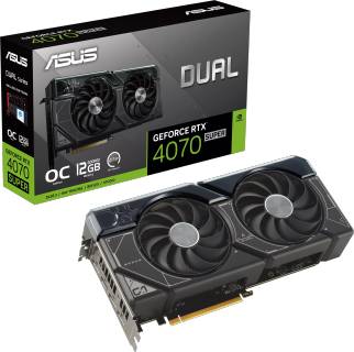 Видеокарта ASUS Dual GeForce RTX 4070 SUPER OC Edition 12GB DUAL-RTX4070S-O12G