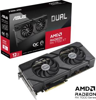 Видеокарта ASUS Dual Radeon RX 7700 XT OC Edition 12GB DUAL-RX7700XT-O12G