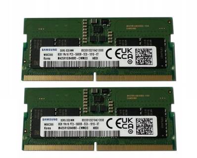 Память Samsung So-Dimm DDR5 16GB (2x8GB) 5600MHz CL46 Kit M425R1GB4BB0-CWMOL