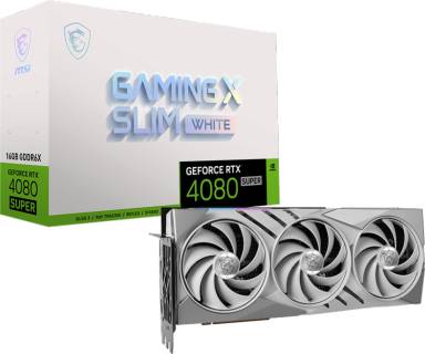 Видеокарта MSI GeForce RTX 4080 SUPER 16GB GAMING X SLIM WHITE RTX 4080 SUPER 16G GAMING X SLIM WHITE