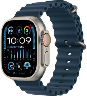 Часы Apple Watch Ultra 2 GPS Cellular 49mm Titanium Case with Blue Ocean Band MREG3