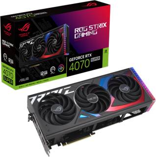 Видеокарта ASUS ROG Strix GeForce RTX 4070 SUPER 12GB ROG-STRIX-RTX4070S-12G-GAMING