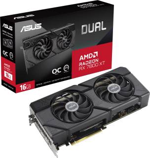 Видеокарта ASUS Dual Radeon RX 7800 XT OC Edition 16GB DUAL-RX7800XT-O16G