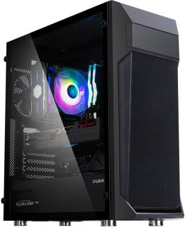 Корпус Zalman Z1 Plus Black with window Z1 PLUS