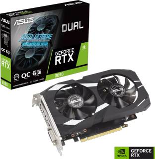 Видеокарта ASUS Dual GeForce RTX 3050 OC Edition 6GB DUAL-RTX3050-O6G