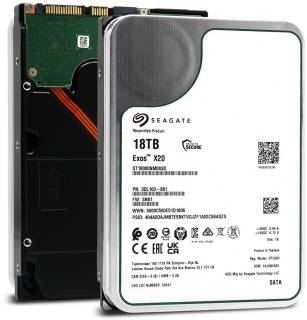 Внутренний HDD/SSD Seagate Exos X20 18TB 7200rpm 256MB Recertified ST18000NM003D