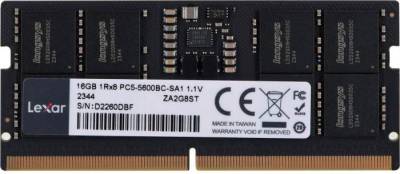 Память Lexar So-Dimm DDR5 16GB 5600MHz CL46 LD5S16G56C46ST-BGS