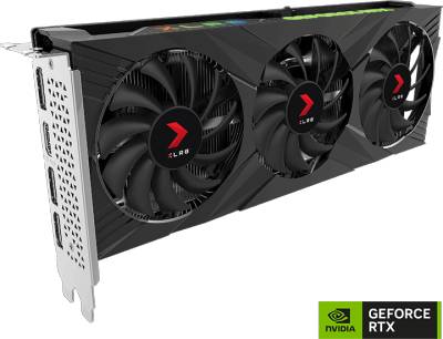 Видеокарта PNY GeForce RTX 4060 8GB XLR8 Gaming VERTO EPIC-X RGB Overclocked Triple Fan DLSS 3 VCG40608TFXXPB1-O