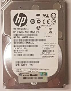 Внутренний HDD/SSD Hewlett Packard Enterprise 1TB 7200rpm 32MB MM1000GBKAL