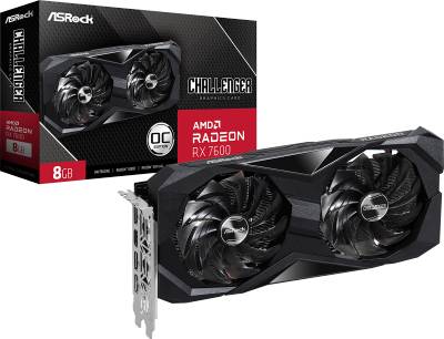 Видеокарта ASRock Radeon RX 7600 Challenger 8GB OC RX7600 CL 8GO