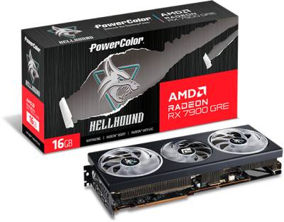 Видеокарта PowerColor Hellhound AMD Radeon RX 7900 GRE 16GB RX 7900 GRE 16G-L/OC