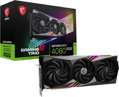 Видеокарта MSI GeForce RTX 4080 SUPER 16GB GAMING X TRIO RTX 4080 SUPER 16G GAMING X TRIO