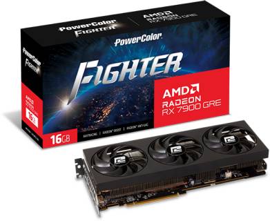 Видеокарта PowerColor Fighter AMD Radeon RX 7900 GRE 16GB RX 7900 GRE 16G-F/OC