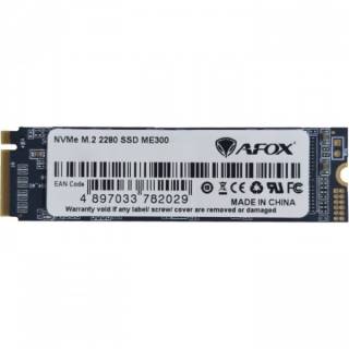 Накопитель AFOX ME300 256GB M.2 2280 NVMe PCIe Gen3 x4 3D TLC ME300-256GN