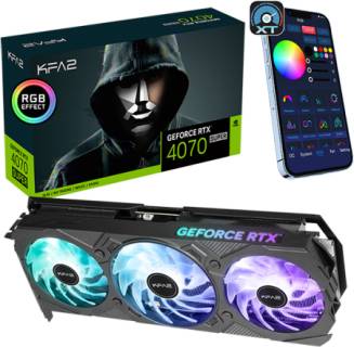 Видеокарта KFA2 GeForce RTX 4070 SUPER EX Gamer 1-Click OC 12GB 47SOM7MD7JKK