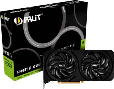 Видеокарта Palit GeForce RTX 4060 Infinity 2 8GB NE64060019P1-1070L