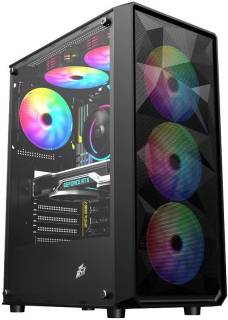 Корпус 1STPLAYER FD3-4F2(AP)-BK