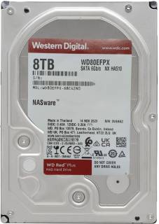 Накопитель Western Digital WD Red Plus 8 TB 5640rpm 256MB WD80EFPX