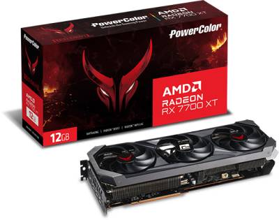 Видеокарта PowerColor Red Devil AMD Radeon RX 7700 XT 12GB RX 7700 XT 12G-E/OC