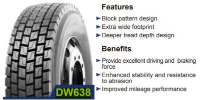 Шина Roadwing DW638 315/70 R22.5 154/150L