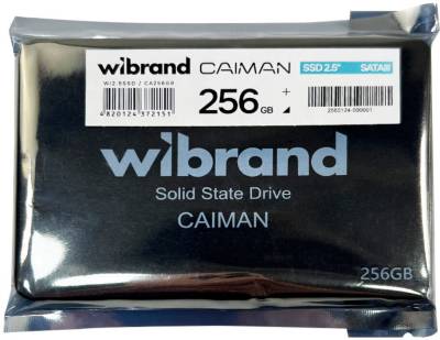 Накопитель Wibrand Caiman 256GB 3D TLC Bulk WI2.5SSD/CA256GB