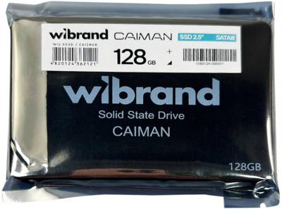 Накопитель Wibrand Caiman 128GB 3D TLC Bulk WI2.5SSD/CA128GB