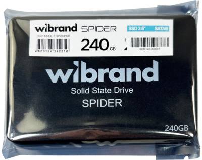 Накопитель Wibrand Spider 240GB 3D NAND TLC Bulk WI2.5SSD/SP240GB