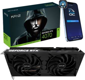 Видеокарта KFA2 GeForce RTX 4070 1-Click OC 2X 12GB 47NOM7MD8DDK