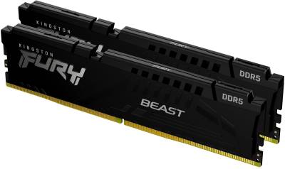 Оперативная память Kingston FURY Beast Black EXPO DDR5 32GB (2x16GB) 6400MHz CL32 Kit KF564C32BBEK2-32