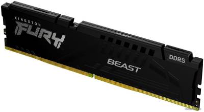 Оперативная память Kingston FURY Beast Black XMP DDR5 32GB 6400MHz CL32 KF564C32BB-32