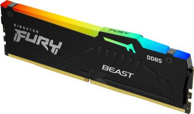 Память Kingston FURY Beast Black RGB EXPO DDR5 16GB 6800MHz CL34 KF568C34BBEA-16