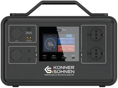 Konner&Sohnen Portable Power Station 1200W/1030Wh KS 1200PS