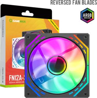 Вентилятор GAMEMAX FN12A S2I Reverse (FN12A-S2I-R) Black