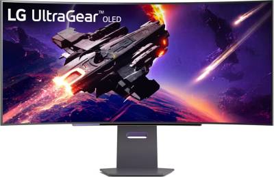 Монитор Lg 45 UltraGear OLED Curved Gaming Monitor (45GS95QE-B.AEU) Black