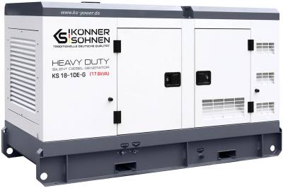 Генератор Konner&Sohnen Heavy Duty Silent Diesel Generator 17.6kVA KS 18-1DE-G