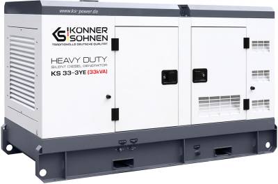 Генератор Konner&Sohnen Heavy Duty Silent Diesel Generator 33kVA KS 33-3YE