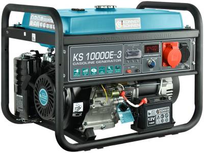 Генератор Konner&Sohnen Gasoline Generator 8kW KS 10000E-3