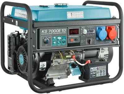 Генератор Konner&Sohnen Gasoline Generator 5.5kW KS 7000E 1/3