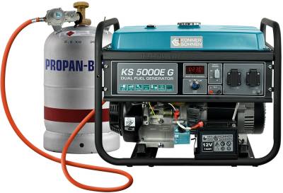 Генератор Konner&Sohnen Dual Fuel Generator 4.5kW KS 5000E G