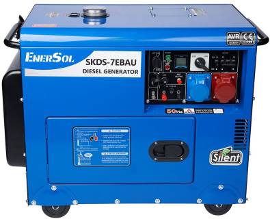 Генератор EnerSol Diesel Generator 6.5kW SKDS-7EBAU