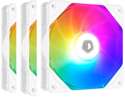 Вентилятор ID-Cooling TF 12025 PRO ARGB Trio (TF-12025-PRO-ARGB-TRIO WHITE) White