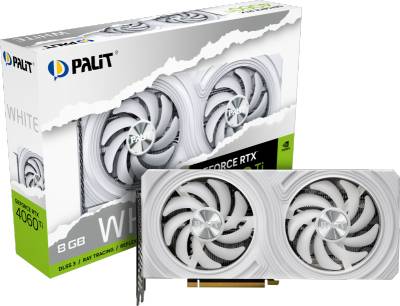 Видеокарта Palit GeForce RTX 4060 Ti White 8GB NE6406T019P1-1048L