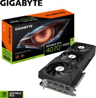 Видеокарта Gigabyte GeForce RTX­­ 4070 Ti SUPER WINDFORCE MAX OC 16GB GV-N407TSWF3MAX OC-16GD