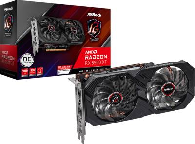 Видеокарта ASRock Radeon RX 6500 XT Phantom Gaming 8GB RX6500XT PG 8GO