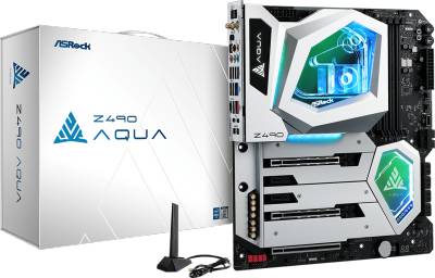 Материнская плата ASRock Z490 AQUA