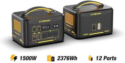 Зарядная станция Vtoman Jump 1500X 1500W PB-22 (828Wh) + Battery Jump PB-26 (1548Wh) Kit 43498727538857