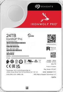 Накопитель Seagate IronWolf Pro 24TB 7200rpm 512MB ST24000NT002